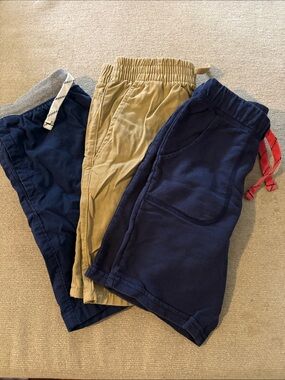 Mixit Boys Shorts Trio - Navy & Tan